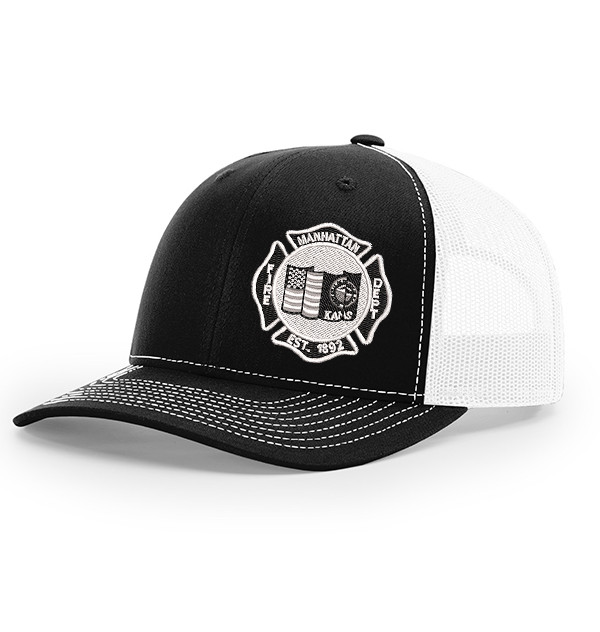 Richardson 112 Snapback Trucker Cap with Embroidered Logo