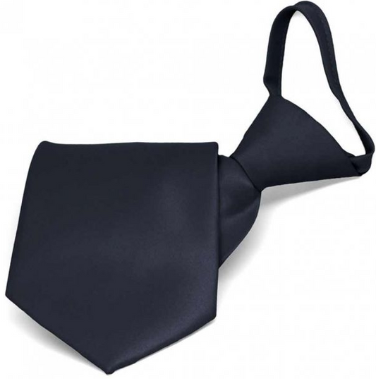 Dark Navy Zippper Tie